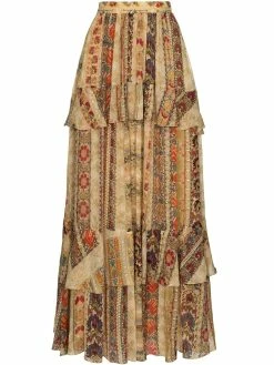 ETRO jupe longue imprimée