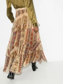 ETRO jupe longue imprimée