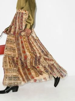 ETRO jupe longue imprimée