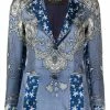 ETRO blazer droit à motif cachemire