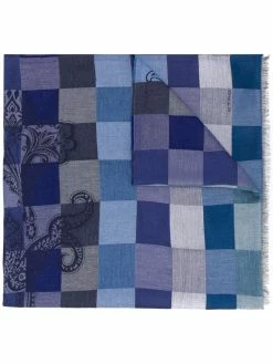 ETRO écharpe à carreaux