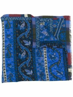 ETRO écharpe imprimée à bords francs