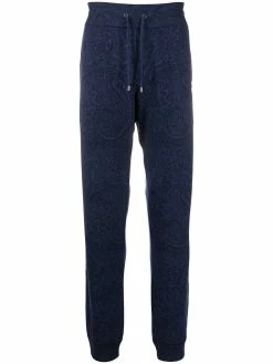 ETRO pantalon de jogging à motif cachemire