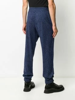 ETRO pantalon de jogging à motif cachemire