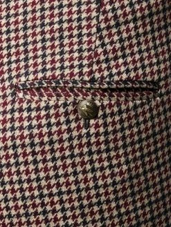 ETRO pantalon à motif pied-de-poule