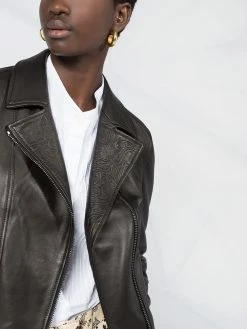 ETRO veste de moto à détails embossés