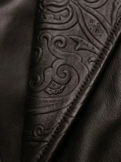 ETRO veste de moto à détails embossés