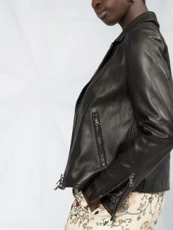 ETRO veste de moto à détails embossés