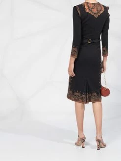 ETRO robe à motif cachemire