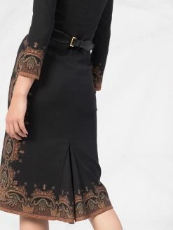 ETRO robe à motif cachemire