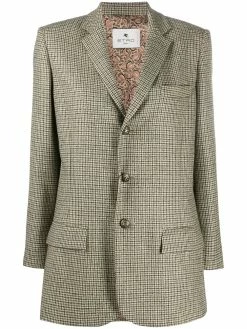 ETRO blazer à boutonnière croisée