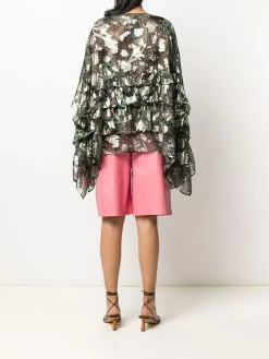 ETRO top volanté en brocard