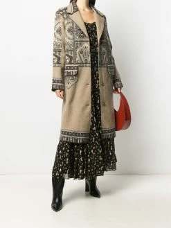 ETRO manteau à motif cachemire