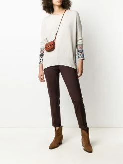 ETRO pantalon slim à design crop