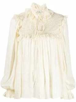 ETRO blouse à col noué