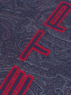 ETRO écharpe à logo brodé