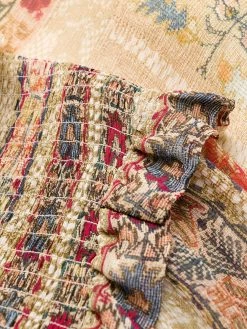 ETRO robe fleurie à volants