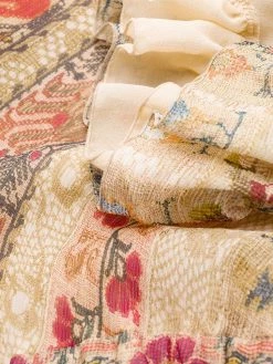 ETRO robe fleurie à volants