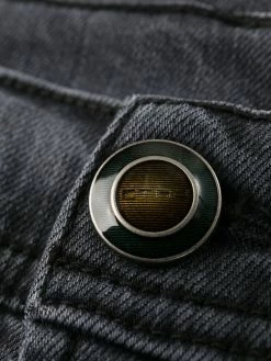 ETRO jean skinny à logo brodé