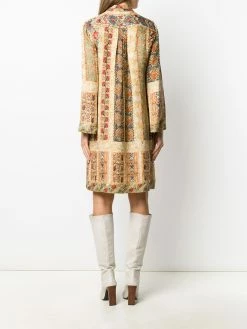 ETRO robe rayée à fleurs