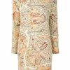 ETRO robe droite à imprimé cachemire