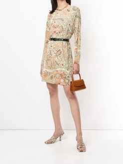ETRO robe droite à imprimé cachemire