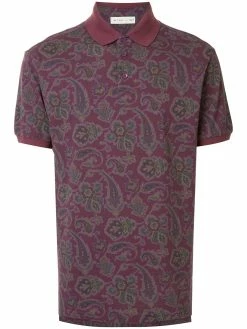 ETRO polo à imprimé cachemire
