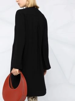 ETRO robe droite à col brodé