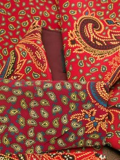 ETRO robe mi-longue à motif cachemire