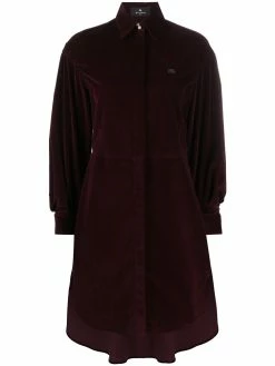 ETRO robe-chemise texturée