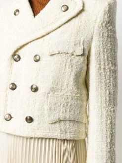 ETRO Meilleure qualité Veste crop à boutonnière croisée vestes militaires femme 9 ETRO veste crop à boutonnière croisée