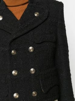 ETRO veste crop à boutonnière croisée