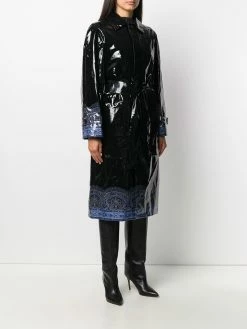 ETRO trench à détail de motif cachemire