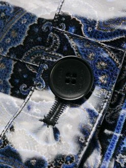 ETRO trench à détail de motif cachemire