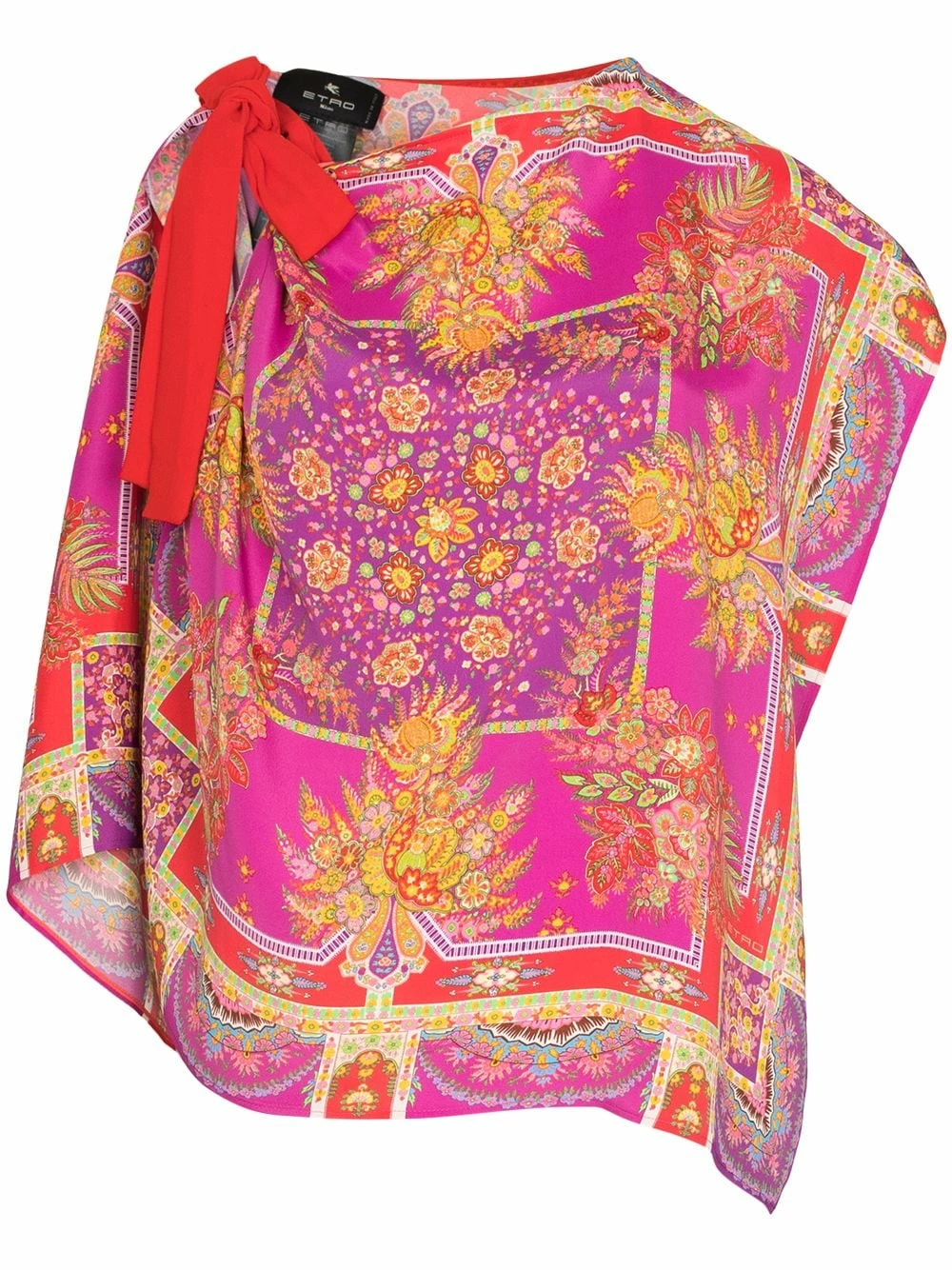 Prix Ourlé ETRO Haut asymétrique à fleurs blouses femme 1 ETRO haut asymétrique à fleurs