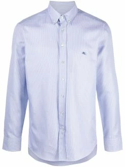ETRO chemise à logo brodé