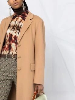 ETRO manteau mi-long boutonné