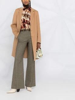 ETRO manteau mi-long boutonné