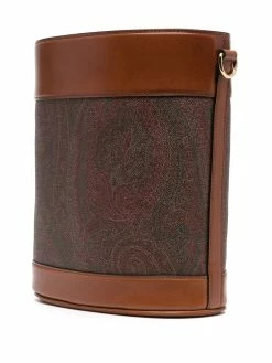 ETRO sac seau à imprimé cachemire
