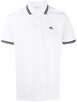ETRO polo à logo brodé