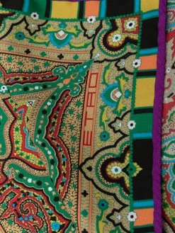 ETRO carré de poche à motif cachemire