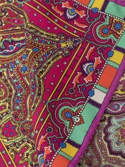 ETRO carré de poche à motif cachemire