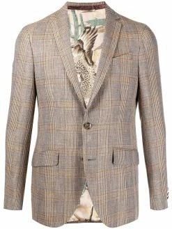 ETRO blazer à carreaux