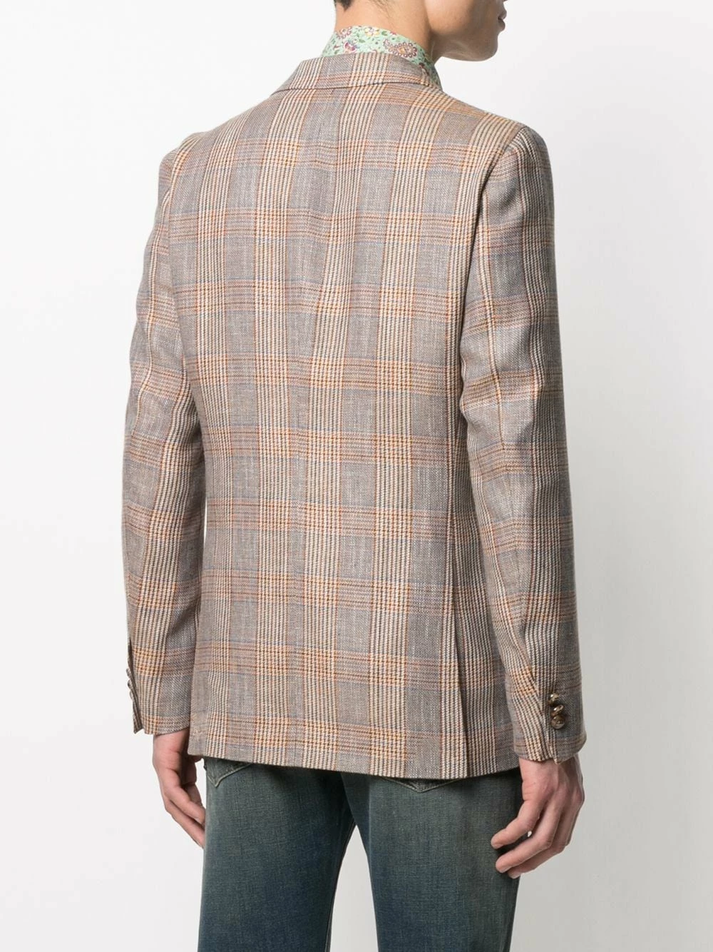 ETRO En Remise Blazer à carreaux blazers homme 4 ETRO blazer à carreaux