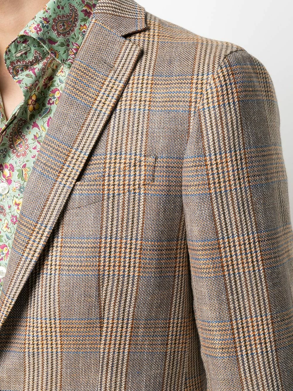 ETRO En Remise Blazer à carreaux blazers homme 5 ETRO blazer à carreaux