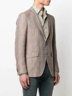 ETRO En Remise Blazer à carreaux blazers homme 7 ETRO blazer à carreaux