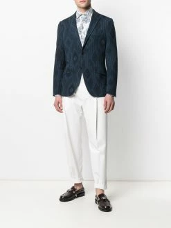 ETRO blazer à motif diamant