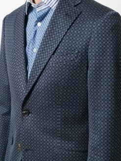 ETRO blazer à motif géométrique