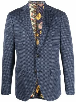 ETRO blazer à motif géométrique
