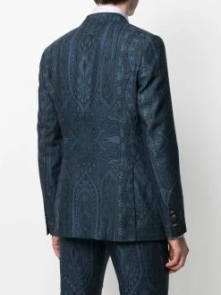 ETRO blazer à motif cachemire